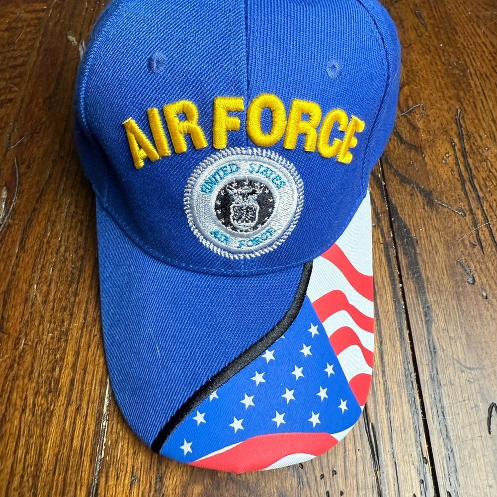 NWOT Air Force‎ Hat Blue and Red
